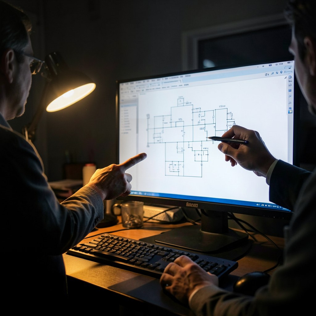Engineer reviewing a custom carrier board schematic for GMSL2 camera integration on Jetson Orin