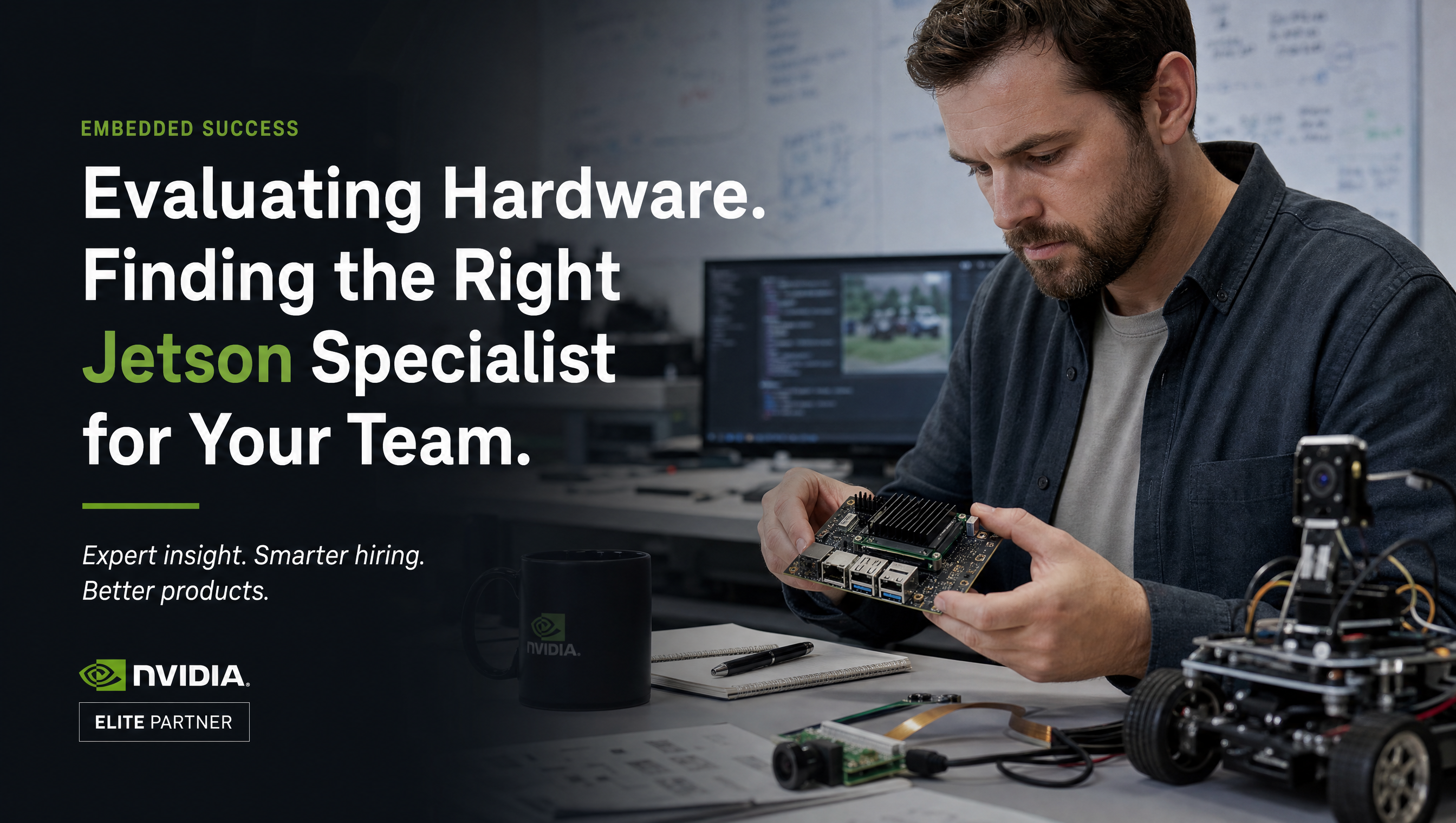 Professional embedded software engineer evaluating hardware, finding the right Jetson specialist for your team