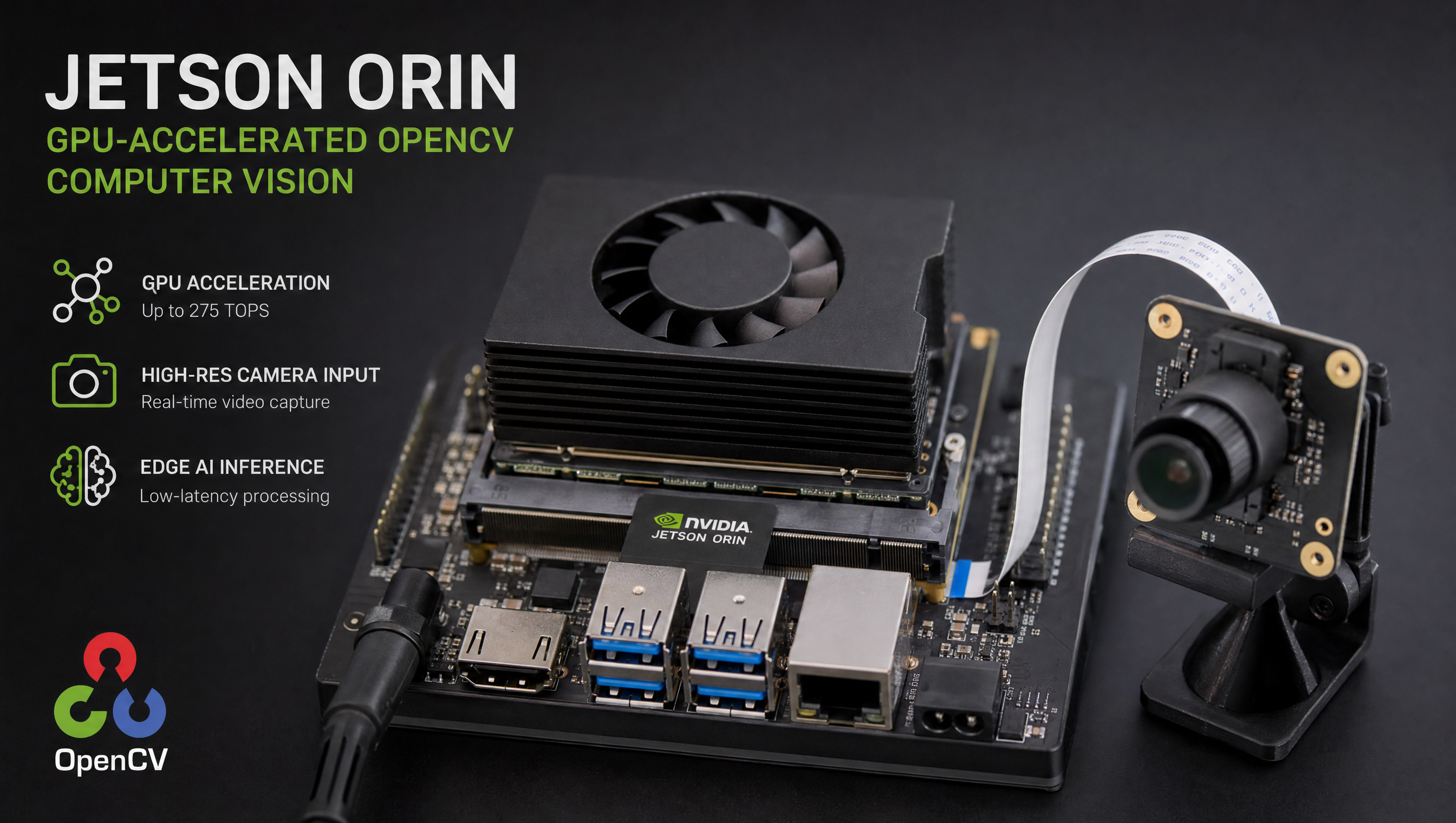OpenCV CUDA build process running on Jetson Orin, installing GPU-accelerated OpenCV from source